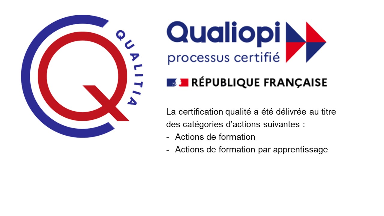 Qualiopi, processus certifié pour les actions de formation et les actions de formation par apprentissage